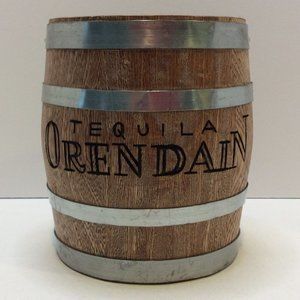 Tequila Orendain Red Oak Wood Barrel Drinking Mug